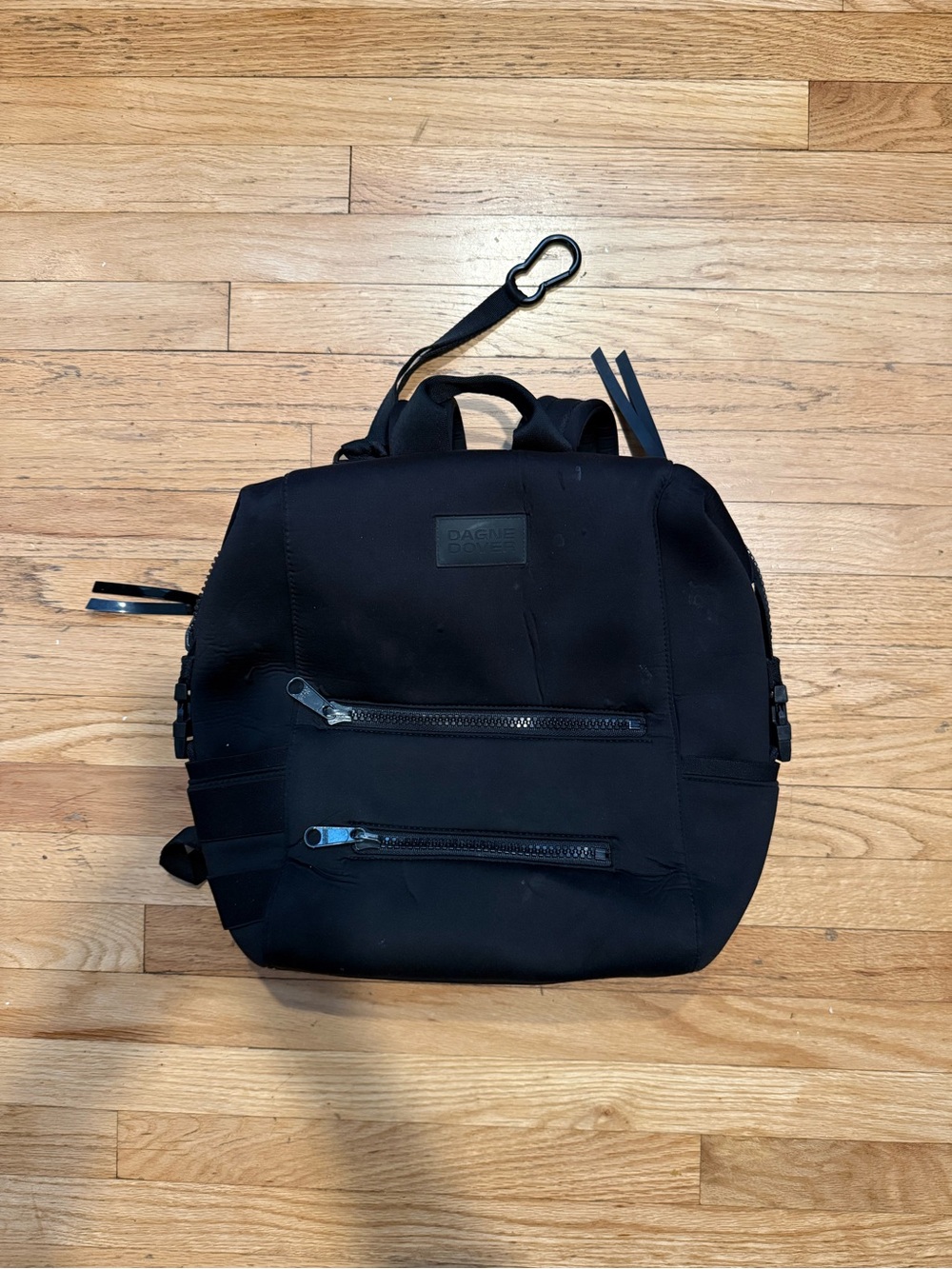 Dagne Dover Indi Black Neoprene Large Backpack